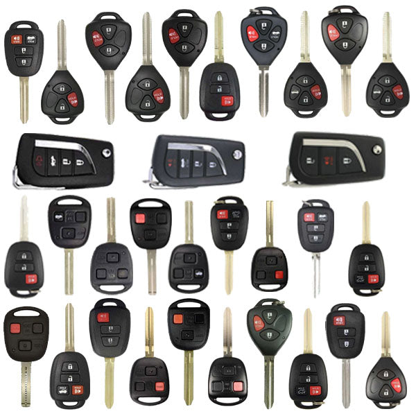Remote Keys STARTER Pack / TOYOTA - LEXUS - SCION / Flip Keys, Remote Head Keys (AFTERMARKET)