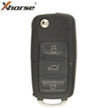 Xhorse - VW Volkswagen B5 Type -XKB501EN / Universal Remote Key for VVDI Key Tool (Wired) - 3 Buttons Black