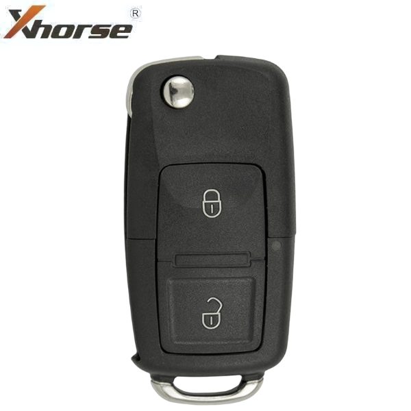Xhorse - VW Volkswagen B5 Type - XKB508EN / 2-Button Universal Remote Flip Key for VVDI Key Tool (Wired)