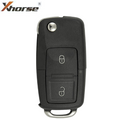 Xhorse - VW Volkswagen B5 Type - XKB508EN / 2-Button Universal Remote Flip Key for VVDI Key Tool (Wired)