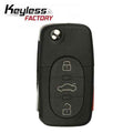 1998-2002 VW / 4-Button Flip Key / HLO1J0959753F / (AFTERMARKET)