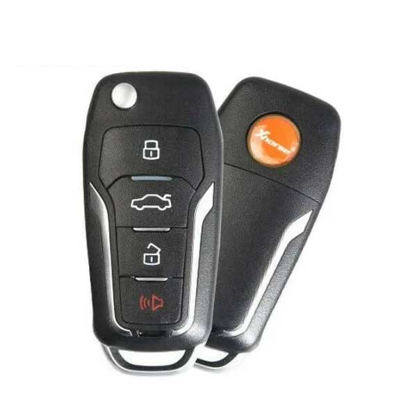 Xhorse VVDI Super Remote / Ford Style / 4-Button Universal Flip Key w/ Super Chip
