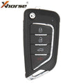 Xhorse - XKCD02EN / 4-Button Universal Remote Flip Key for VVDI Key Tool (Wired)