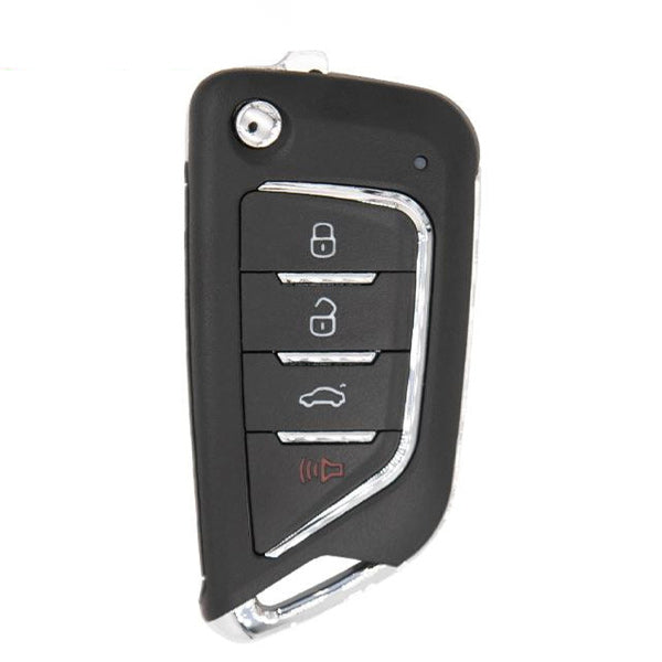 Xhorse - XKCD02EN / 4-Button Universal Remote Flip Key for VVDI Key Tool (Wired)