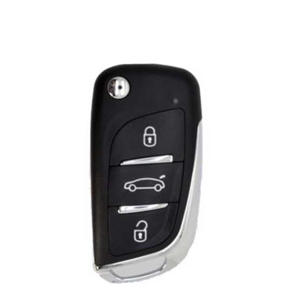 5 x Generic Style / 3-Button Universal Remote Flip Key for VVDI Key Tool (Wired) (Pack of 5)