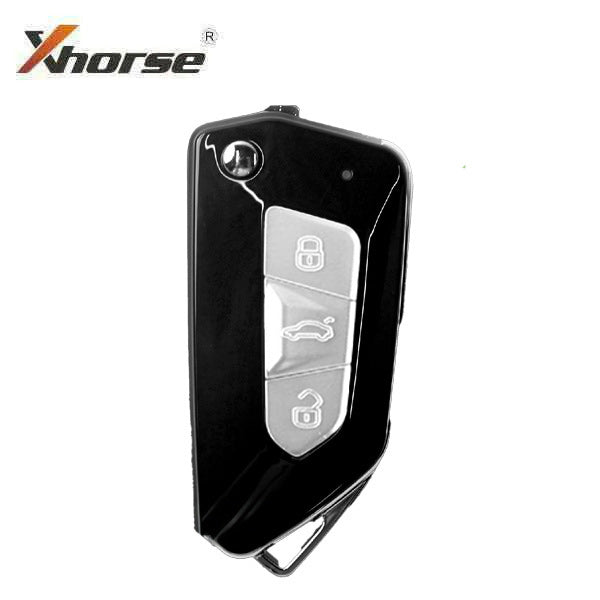 Xhorse - XKGA82EN - GA08 Style - 3-Button Universal Remote Flip Key For VVDI Key Tools (Wired)