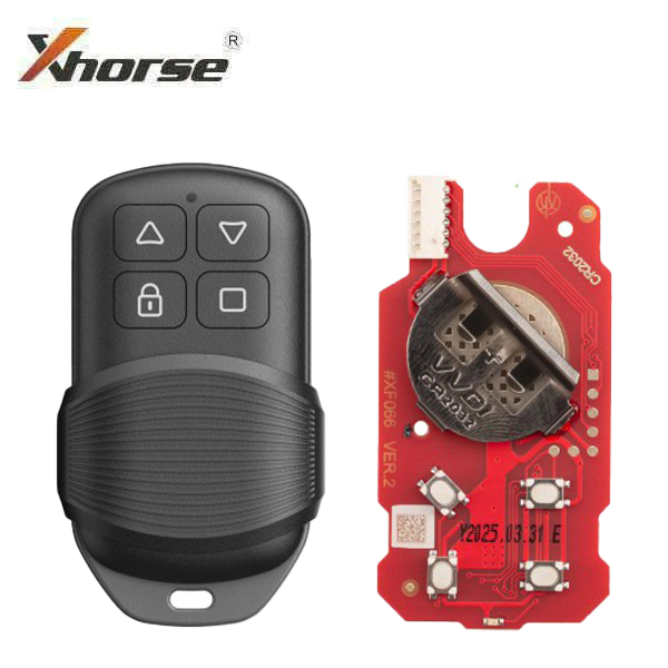 Xhorse - XKGHG3EN - 2nd Generation - 4-Button Universal Universal Remote Flip Key For VVDI Key Tools (Wired) (Replacemen