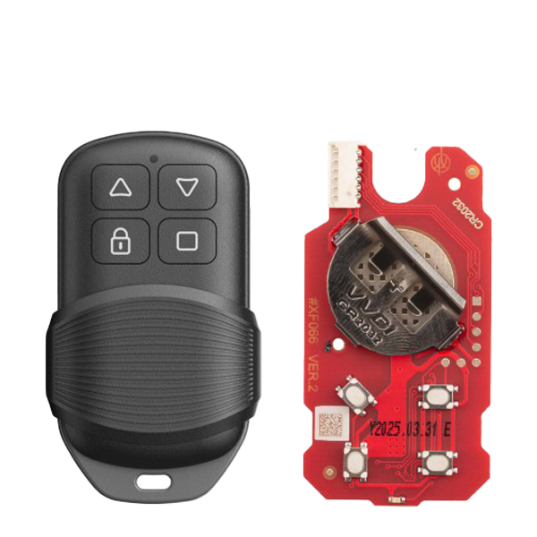 Xhorse - XKGHG3EN - 2nd Generation - 4-Button Universal Universal Remote Flip Key For VVDI Key Tools (Wired) (Replacemen