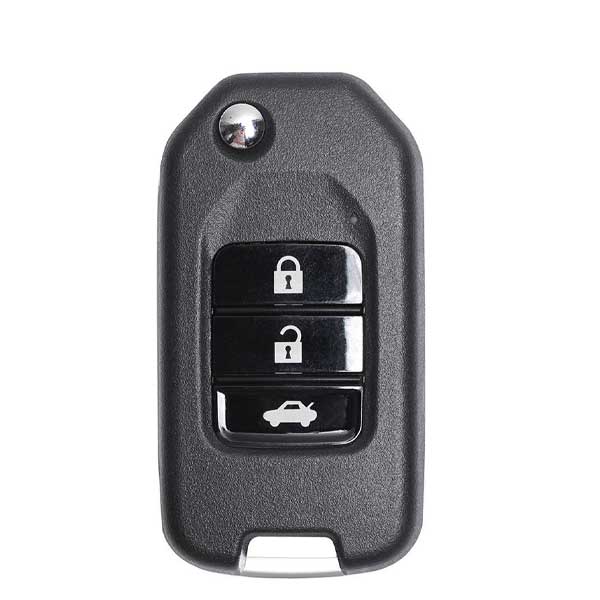 Honda Style / 3-Button Universal Remote Flip Key for VVDI Key Tool (Wired)