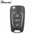 Hyundai Style / 3-Button Universal Remote Flip Key for VVDI Key Tool (Wired)