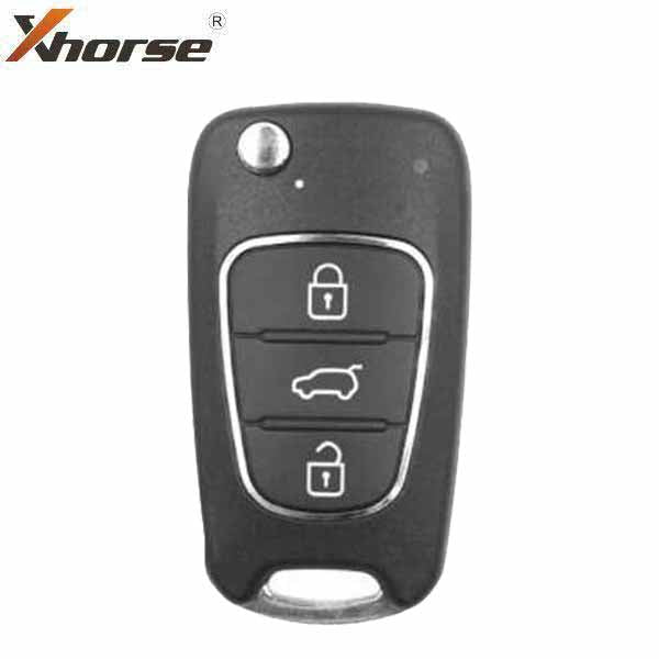 Hyundai Style / 3-Button Universal Remote Flip Key for VVDI Key Tool (Wired)