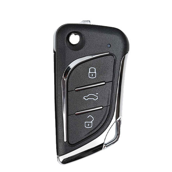 Xhorse - Lexus Knife Style / 3-Button Universal Remote Flip Key for VVDI Key Tool (Wired)