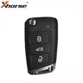Universal VW MQB5EN Style / 3-Button / Remote Flip Key for VVDI Key Tool – (Wired) (Xhorse)