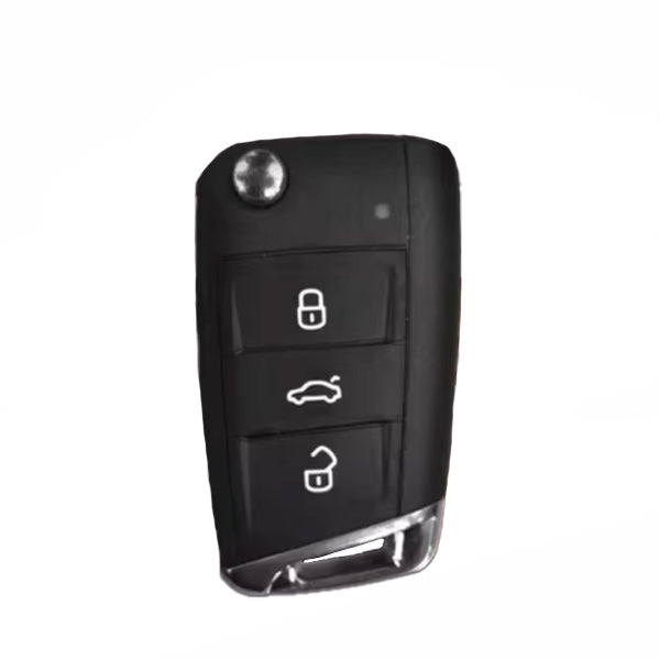 Universal VW MQB5EN Style / 3-Button / Remote Flip Key for VVDI Key Tool – (Wired) (Xhorse)