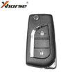Toyota Style XKTO01EN / 2-Button Universal Remote Key for VVDI Key Tool (Wired)