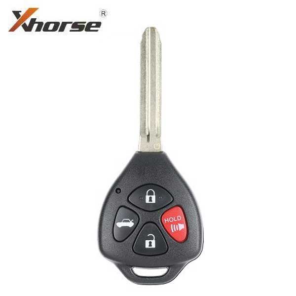 Xhorse - Toyota Style / 4-Button Universal Remote Head Key for VVDI Key Tools (Wired)