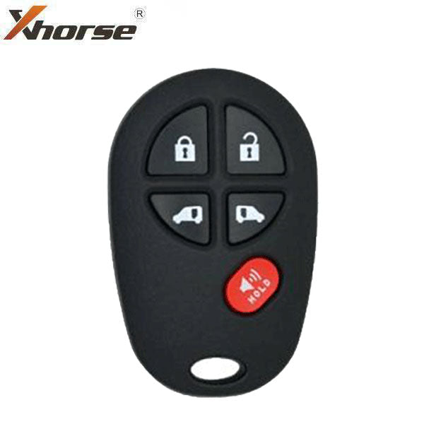 Toyota Style / 5-Button Universal Remote for VVDI Key Tool (Wired)