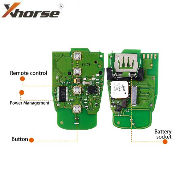 Xhorse - 2013-2019 Audi / 4-Button Smart Key / BCM2  / 754J /  Comfort Access / 315 Mhz (BOARD ONLY)