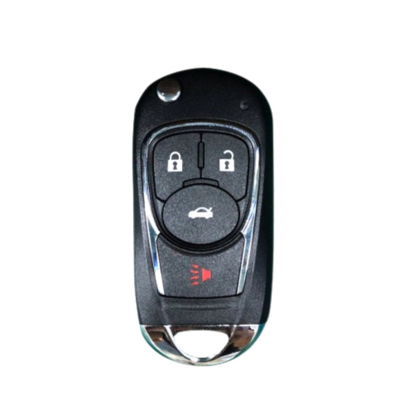 Xhorse - XKBU22EN - 2nd Generation Wired Remote Key (Foldable 4 Buttons) Buick Flip / 4-Buttons w/ MX5118 Chip (Replacem