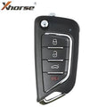 Xhorse - Cadillac Style / 4-Button Universal Remote Flip Key for VVDI Key Tool (Wired)