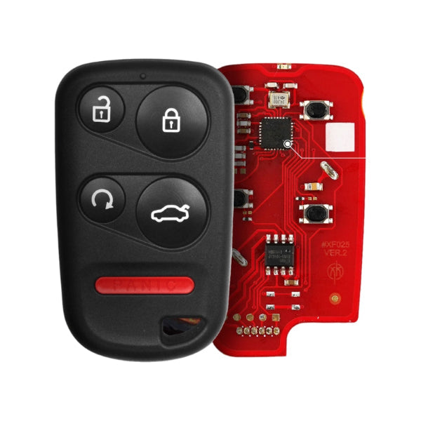 Xhorse - Honda Style / 5-Button Universal Remote Key w/ Remote Start for VVDI Key Tool / Wired (Replacement For XKHO03EN