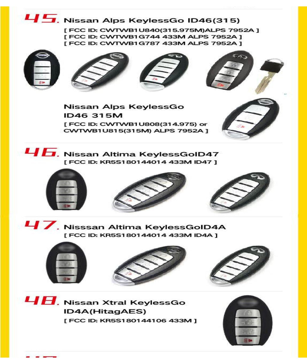 Knife Style / 3-Button Universal Smart Key w/ Proximity Function for VVDI Key Tool (Xhorse)
