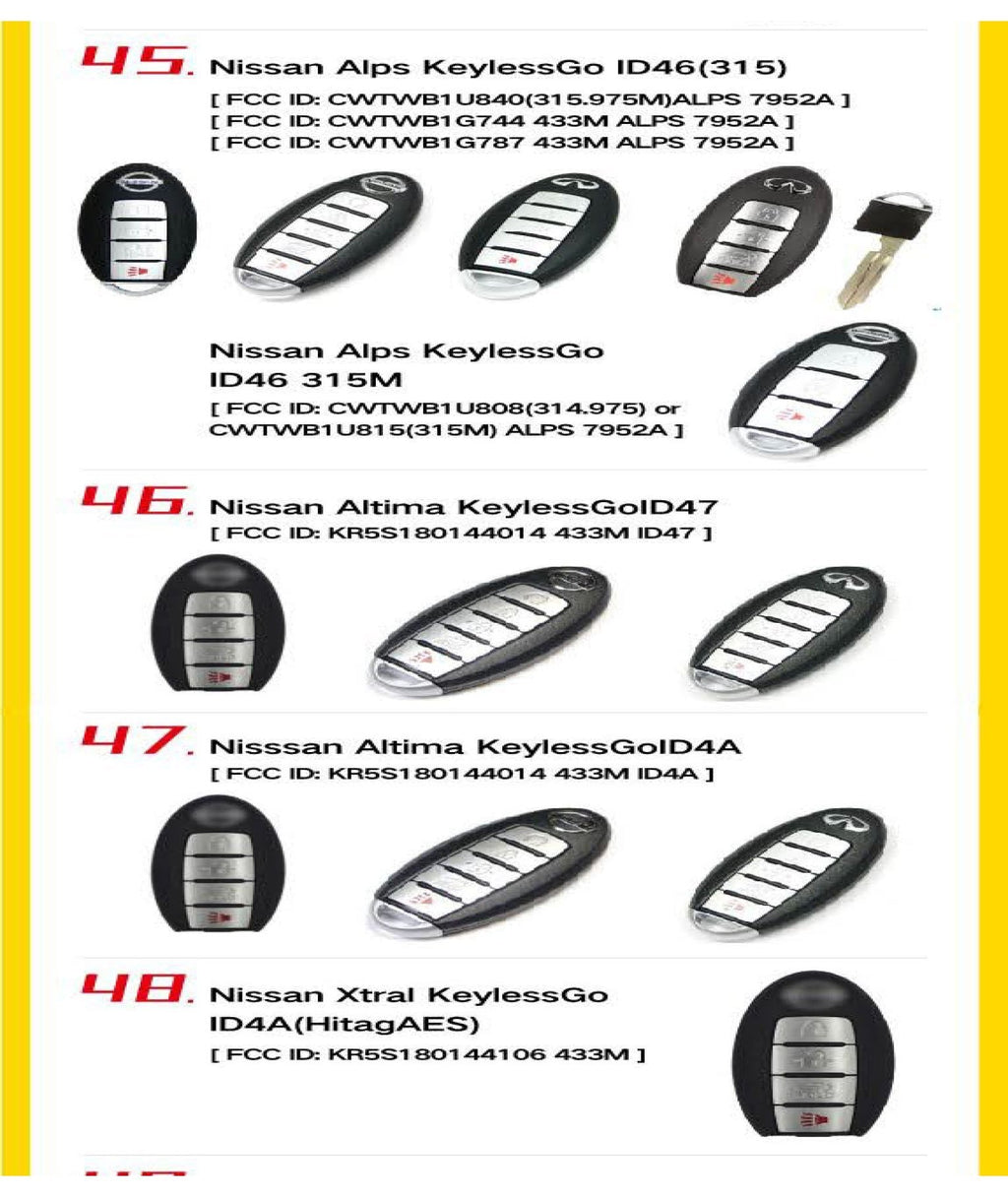 4-Button Universal Smart Key w/ Proximity Function for VVDI Key Tool (Xhorse)