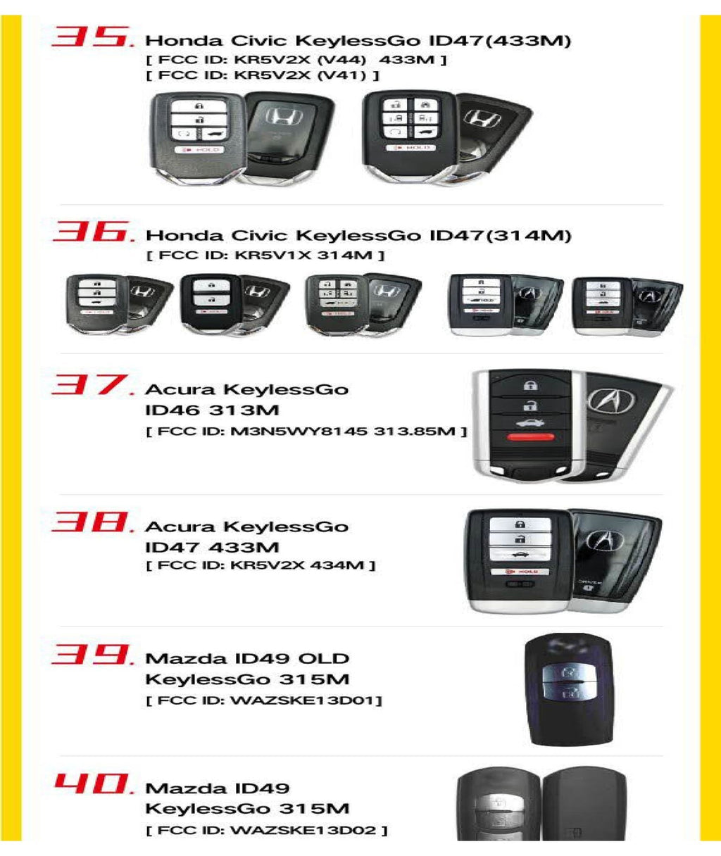 4-Button Universal Smart Key w/ Proximity Function for VVDI Key Tool (Xhorse)