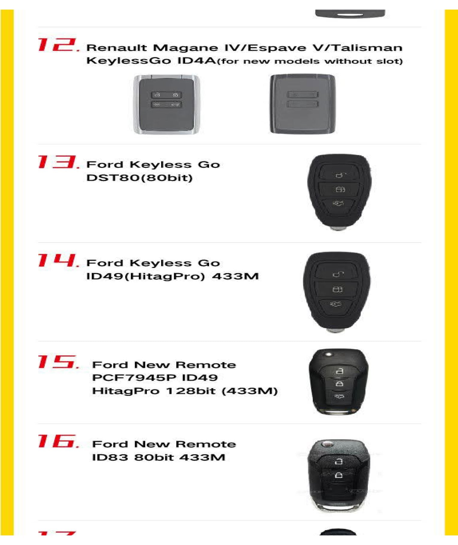 Knife Style / 3-Button Universal Smart Key w/ Proximity Function for VVDI Key Tool (Xhorse)