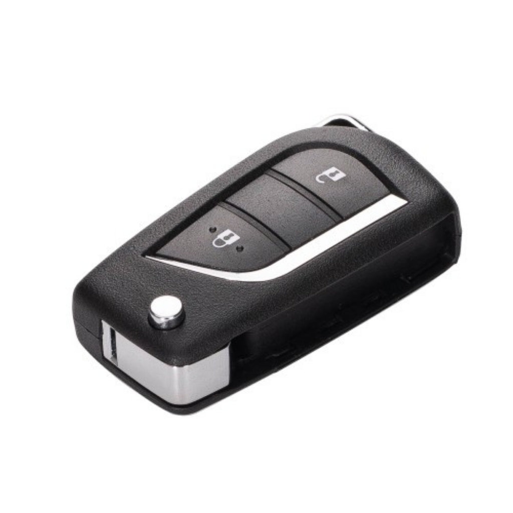 Xhorse - XKTO21EN - 2nd Generation w/ New XM5118 Chip Wire Remote Key Toyota Flip 2 Buttons (Replacement For XKTO01EN)