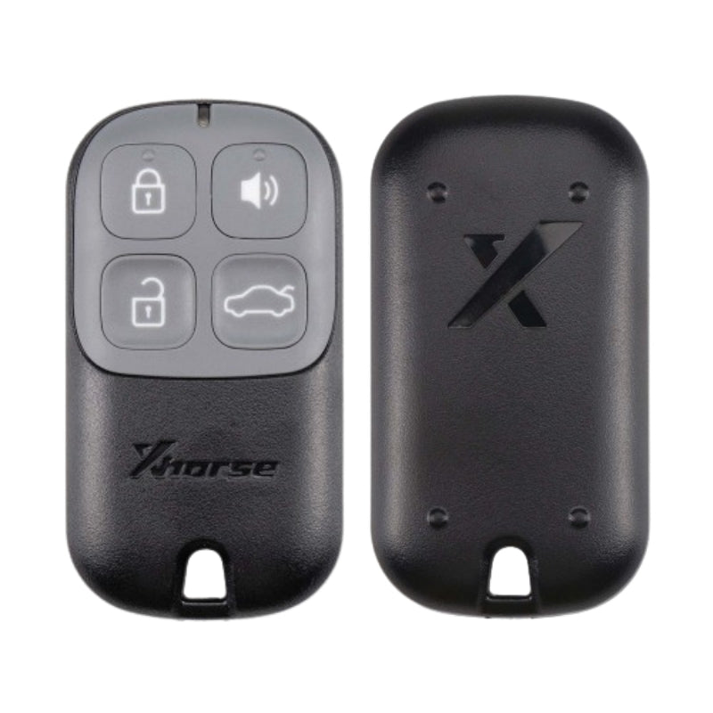 Xhorse - XKXH20EN - 2nd Generation Wire Remote Key Separate 4 Buttons - Black - (Replacement For XKXH00EN)