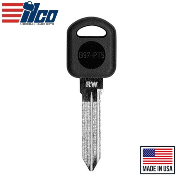 1997-2005 GM - B97 - Transponder Key - (T5 Cloning Chip)