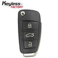 2006-2015 Audi / 3-Button Flip Key / PN: 4F0837220 / IYZ 3314 / 315 MHz (AFTERMARKET)