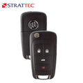 2010-2019 Buick / 4-Button Flip Key / PN: 5912555/ OHT01060512 (non-PEPS) (Strattec)
