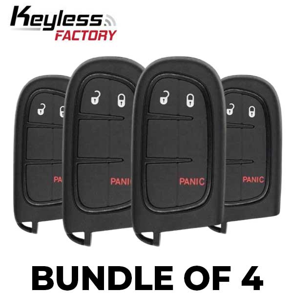 4 x 2013-2018 Dodge Ram / 3-Button Smart Key / PN: 56046954AF / GQ4-54T (BUNDLE OF 4)