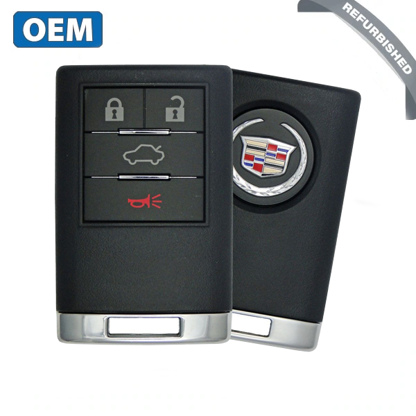 2008-2013 Cadillac CTS DTS / 4-Button Keyless Entry Remote / PN: 22889450 / OUC6000066 (OEM Refurb)
