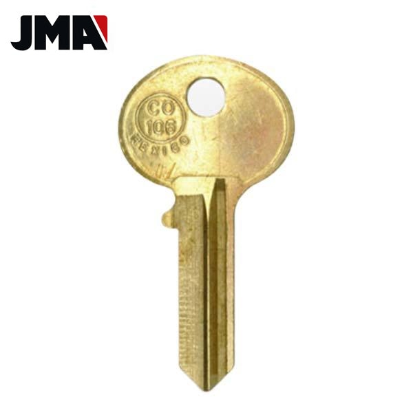 CO106 / H20 / HL1 Hudson 5-Pin Cabinet Key - Brass (JMA-HUD-3E)