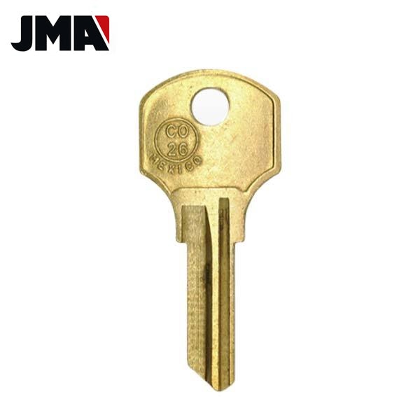 CO26 / 1000V CCL 6-Wafer Cabinet Key - Brass (JMA-CCL-12E)