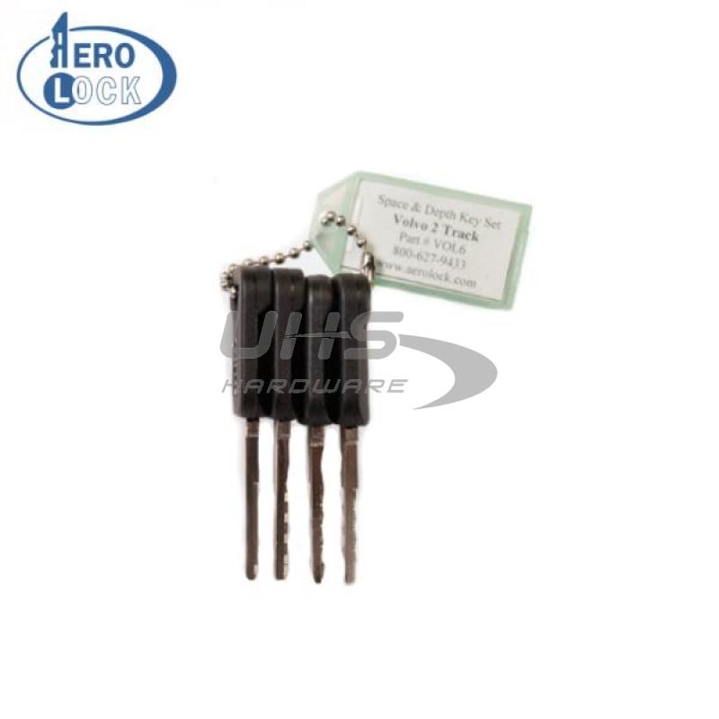 AeroLock - VOL6 - Volvo - Track Space/Depth Try-Out Key Set - S60HP
