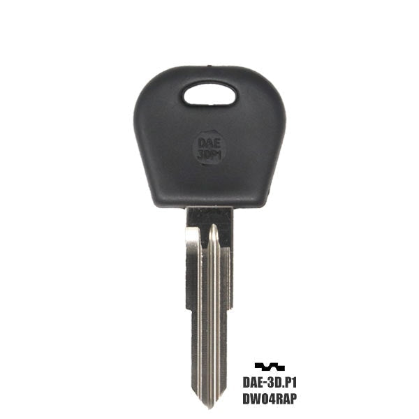 Daewoo / GM Mechanical Key Blank - DAE-3D.P1 / DWO4RAP (JMA-DAE-3D-P1)