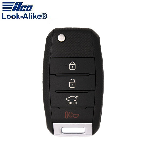 2015 Kia Optima / 4-Button Flip Key / PN: 95430-2T550 / NYODD4TX1306-TFL (AFTERMARKET)