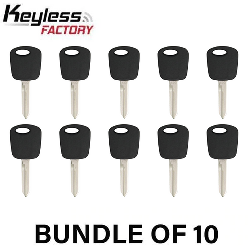 10 x Ford Lincoln Mercury Mazda H72 Transponder Key (4C) (AFTERMARKET) (BUNDLE OF 10)