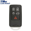 2008-2018 Volvo S60 S80 V40 V60 XC60 XC70 / 5-Button Smart Key / PN: 30659637 / KR55WK49264 (AFTERMARKET)