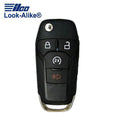 2015-2022 Ford F-Series Raptor Ranger  / 4-Button Flip Key / PN: 164-R8134 / N5F-A08TDA (AFTERMARKET)