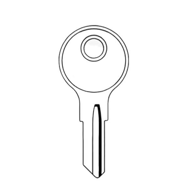 IN29 / 1054UN Ilco Cabinet Key - Nickle (JMA-ILC-3)