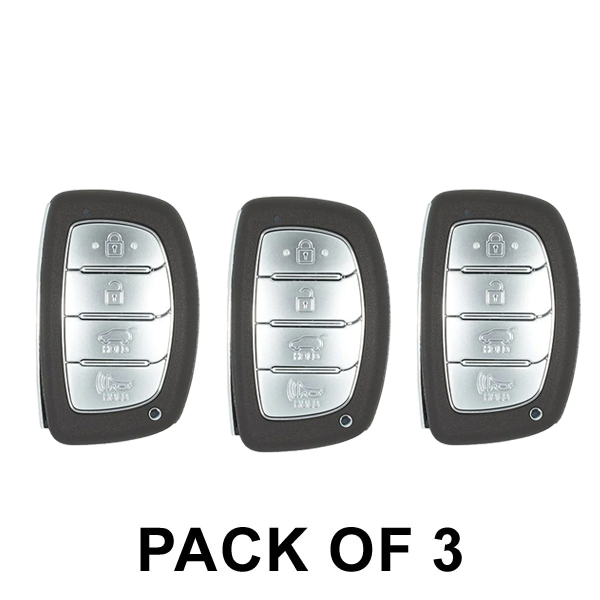 3 x 2020-2021 Hyundai Ioniq / 4-Button Smart Key / PN: 95440-G2500 / TQ8-FOB-4F11 (AE PE) (AFTERMARKET) (Pack of 3)