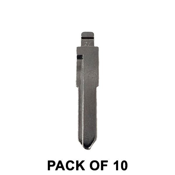 KEYDIY - MZ34 - Flip Key Blade - #27 - For Xhorse / Keydiy Universal Remote Flip Keys - Pack of 10
