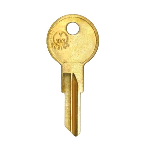 K1122B / Y103 / IN25 Bargman / Yale Key Blank / RV Motorhome Key (JMA)