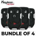 4 x 2015-2022 GMC / 4-Button Smart Key / HYQ1AA (BUNDLE OF 4)