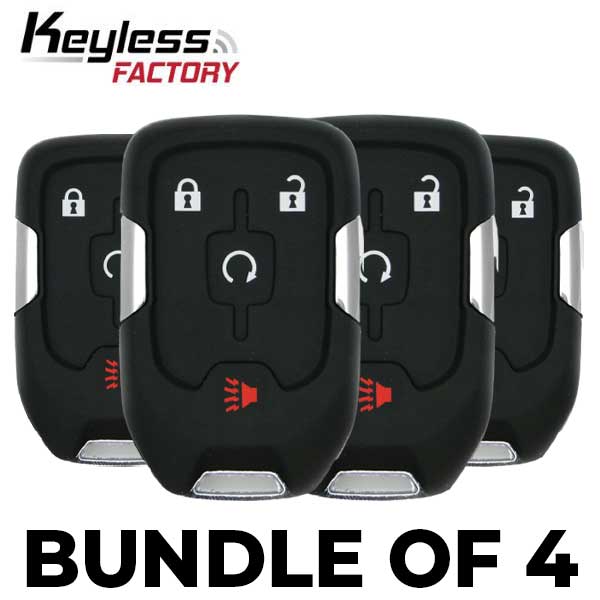 4 x 2015-2022 GMC / 4-Button Smart Key / HYQ1AA (BUNDLE OF 4)